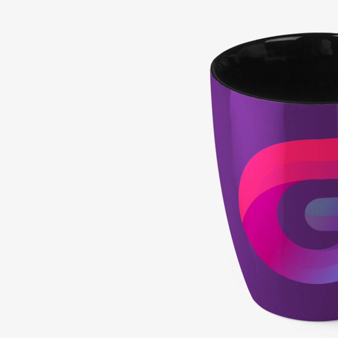Dark Mug with Logo – Image 2