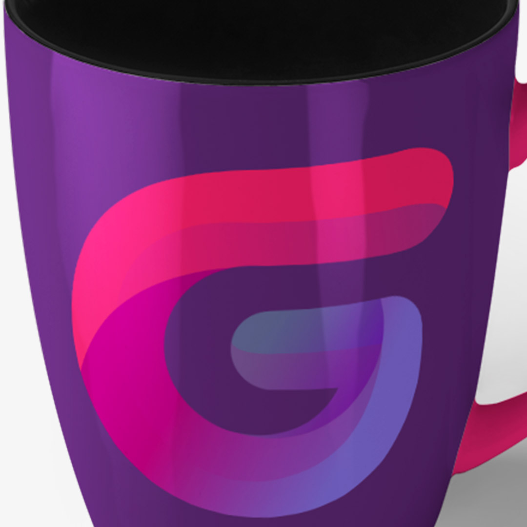 Dark Mug with Logo – Image 4